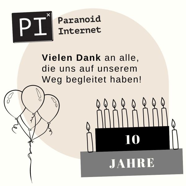 10 Jahre Paranoid Internet - Digitale Werbeagentur aus Berlin